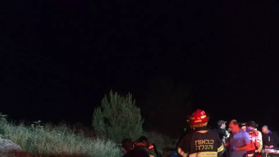 ארבעה פצועים קשה בתאונה בין שלושה כלי רכב ליד כרמי יוסף, אפריל 2016