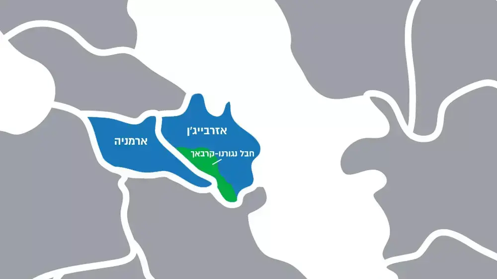מפה של חבל נגורנו קראבך מפה של חבל נגורנו קראבך