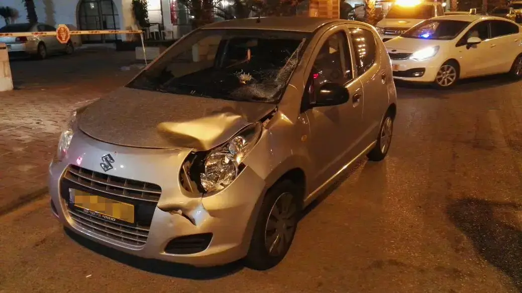 זירת התאונה באשדוד, 10 באפריל 2016 זירת התאונה באשדוד, 10 באפריל 2016
