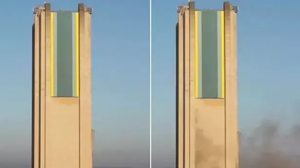 תיעוד של פיצוץ בניין שכשל