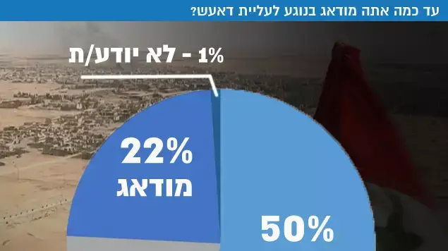 עד כמה אתה מודאג בנוגע לעליית דאעש?