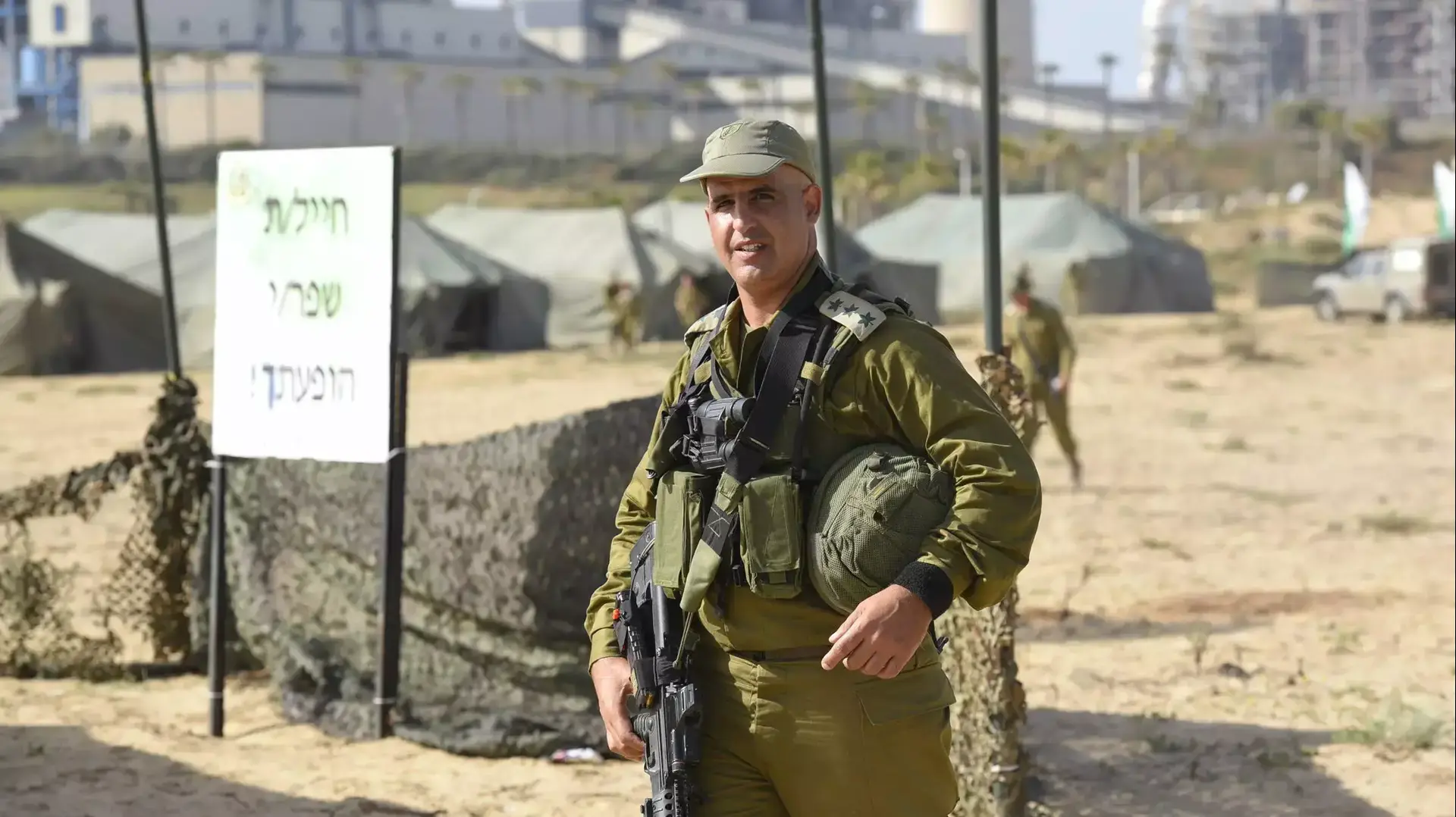 אל"מ עמוס הכהן, מפקד חטיבת הנח"ל. אפריל 2016