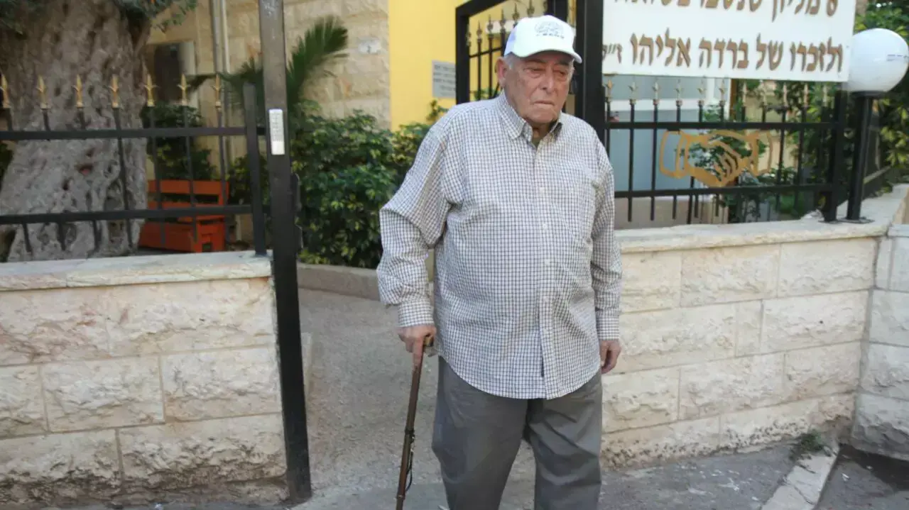 יעקב ולדמן, ניצול שואה. אפריל 2016 יעקב ולדמן, ניצול שואה. אפריל 2016