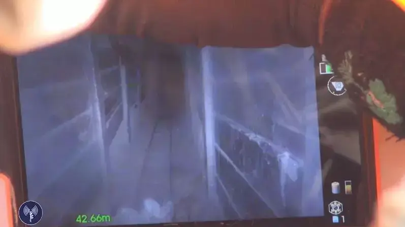 מנהרת חמאס מרצועת עזה שאותרה על ידי צה"ל סמוך לכרם שלום, 18 באפריל 2016 מנהרת חמאס מרצועת עזה שאותרה על ידי צה"ל סמוך לכרם שלום, 18 באפריל 2016