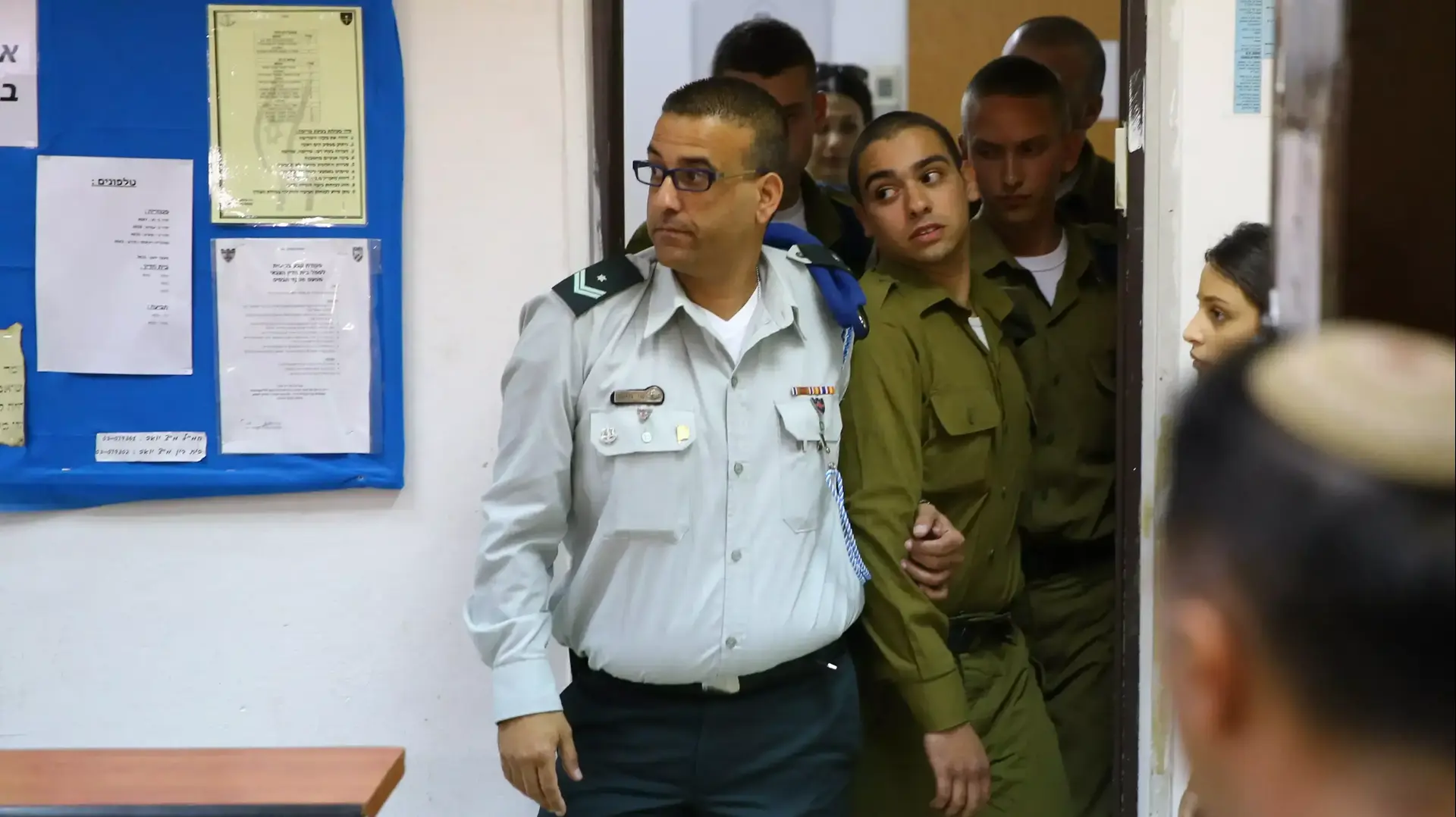 החייל אלאור אזריה, בית הדין בקסטינה. 29 במרץ 2016 החייל אלאור אזריה, בית הדין בקסטינה. 29 במרץ 2016