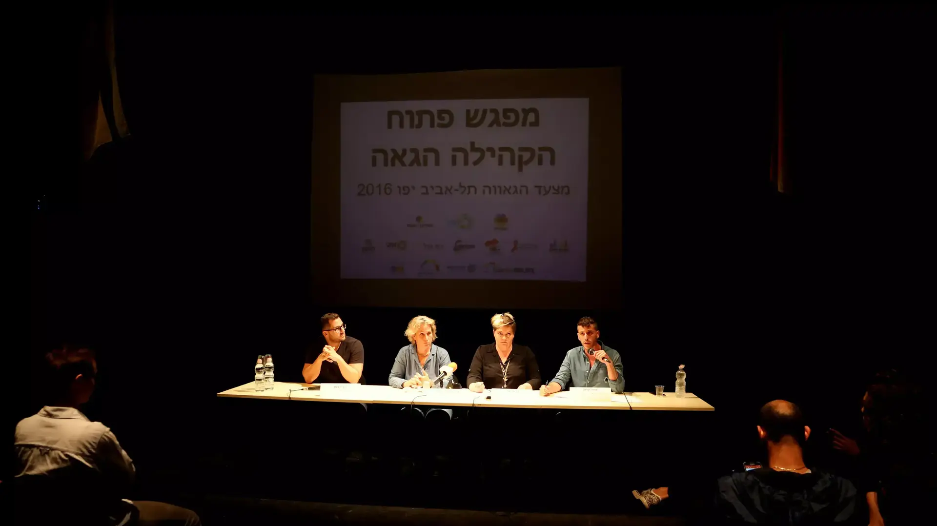 מסיבת עיתונאים של ראשי ארגוני הקהילה הלהט"בית על המשך המאבק להשוואת תקציבים ושינויי תקנות וחקיקה. המרכז הגאה בתל אביב 18 באפריל 2016 מסיבת עיתונאים של ראשי ארגוני הקהילה הלהט"בית על המשך המאבק להשוואת תקציבים ושינויי תקנות וחקיקה. המרכז הגאה בתל אביב 18 באפריל 2016