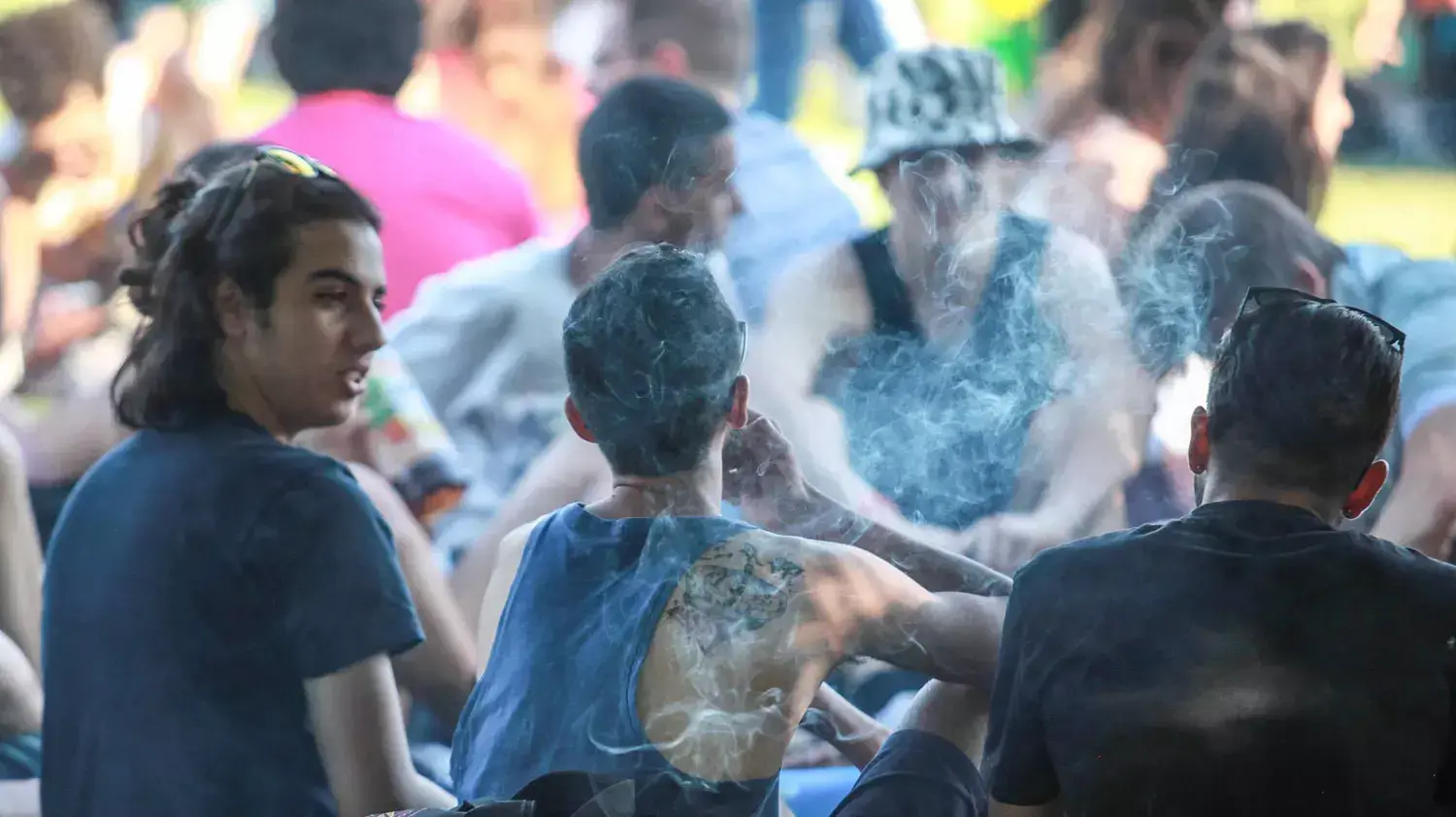 אירוע יום הקנאביס הבינלאומי, גן הורדים, הכנסת, ירושלים. אפריל 2016 אירוע יום הקנאביס הבינלאומי, גן הורדים, הכנסת, ירושלים. אפריל 2016