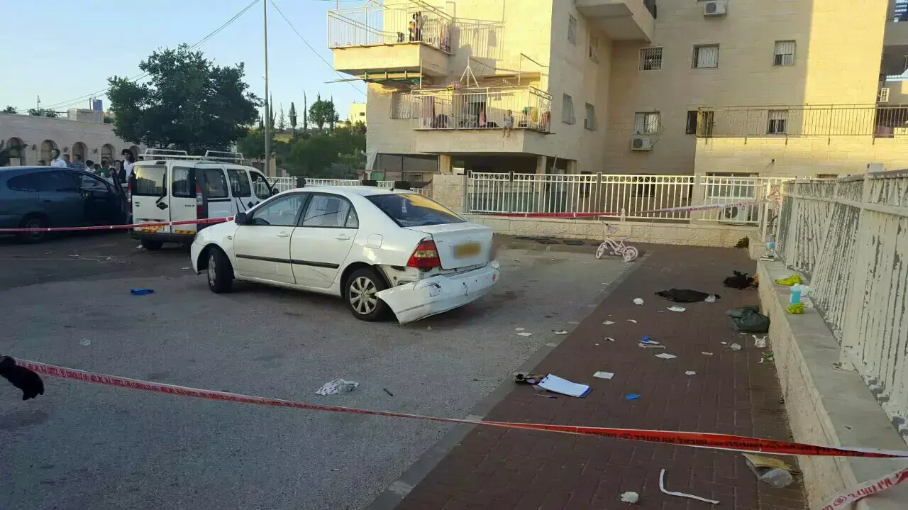 תאונת דרכים בביתר עילית. אפריל 2016
