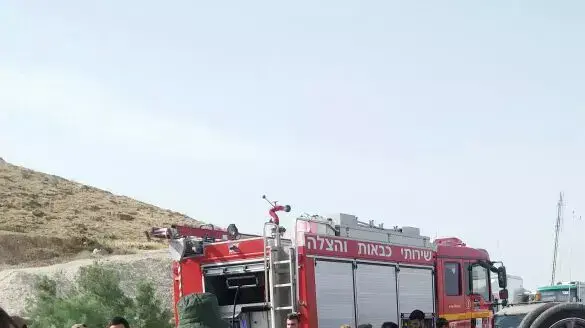 תאונת דרכים סמוך לברוש הבקעה. אפריל 2016 תאונת דרכים סמוך לברוש הבקעה. אפריל 2016