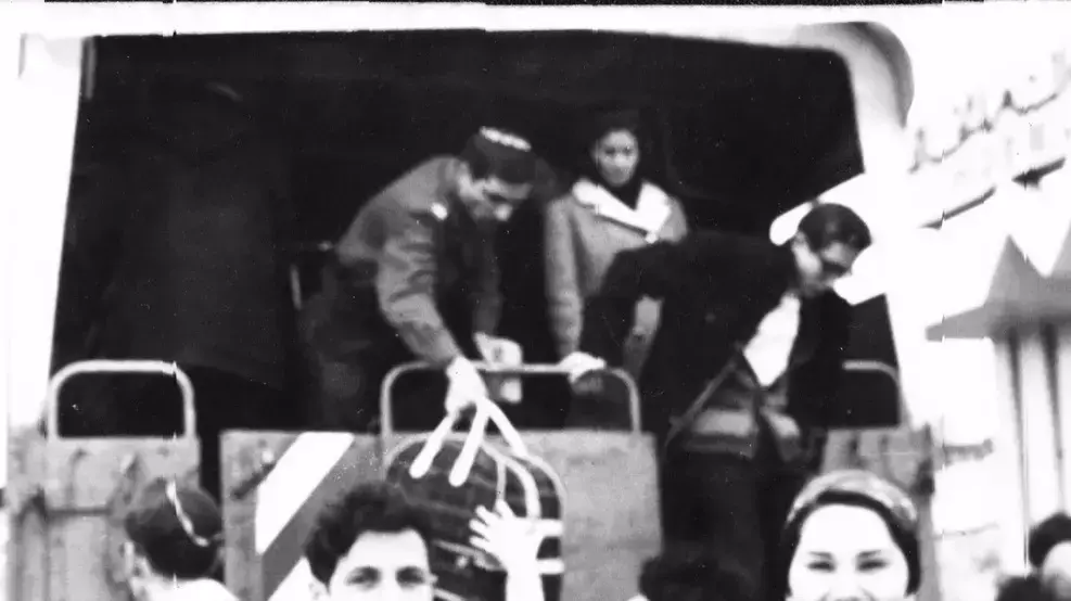 פסח במלון פארק, חברון. 1968