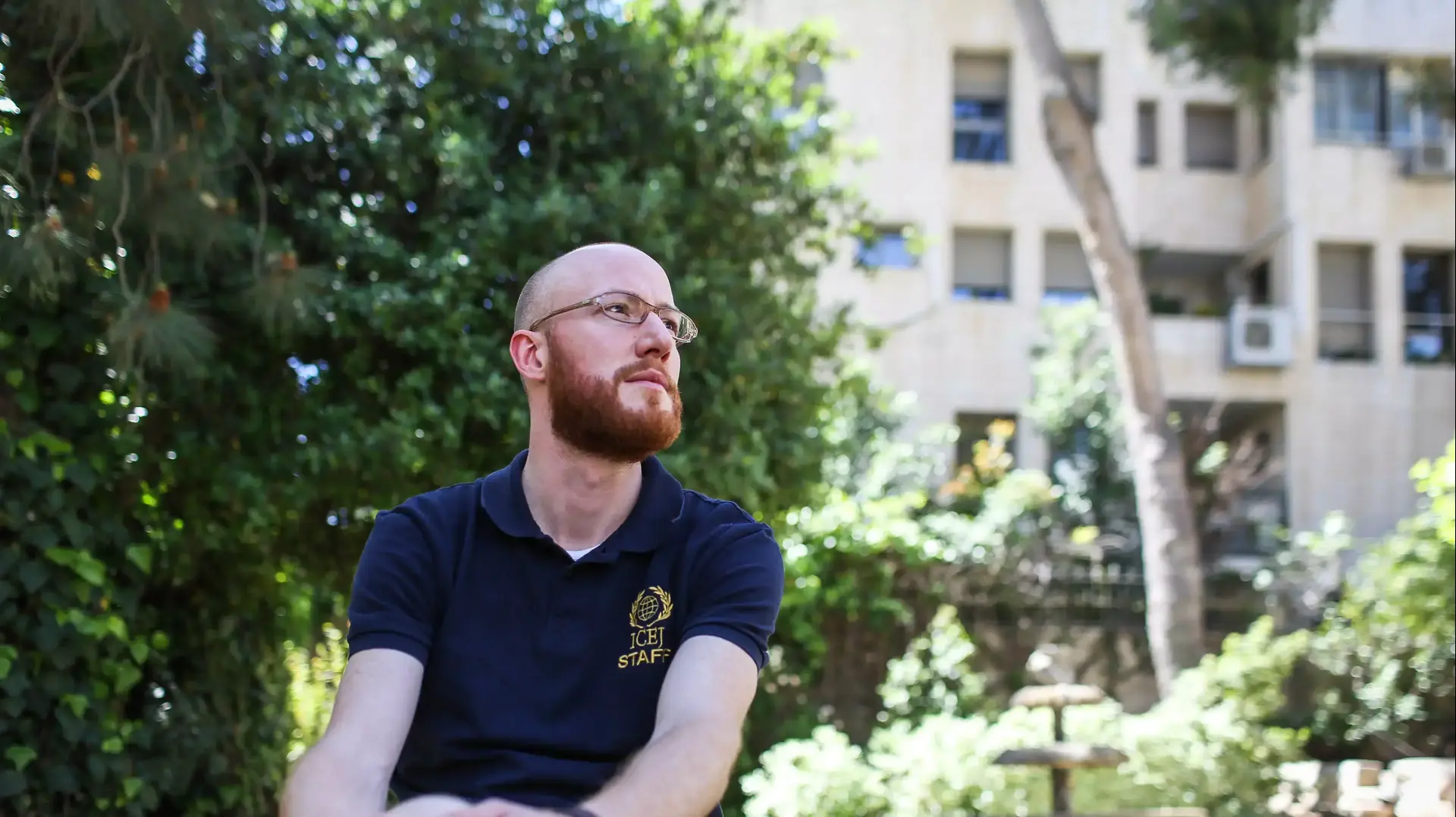 טובי הושקה, נכדו של קצין אס.אס. ירושלים אפריל 2016 טובי הושקה, נכדו של קצין אס.אס. ירושלים אפריל 2016