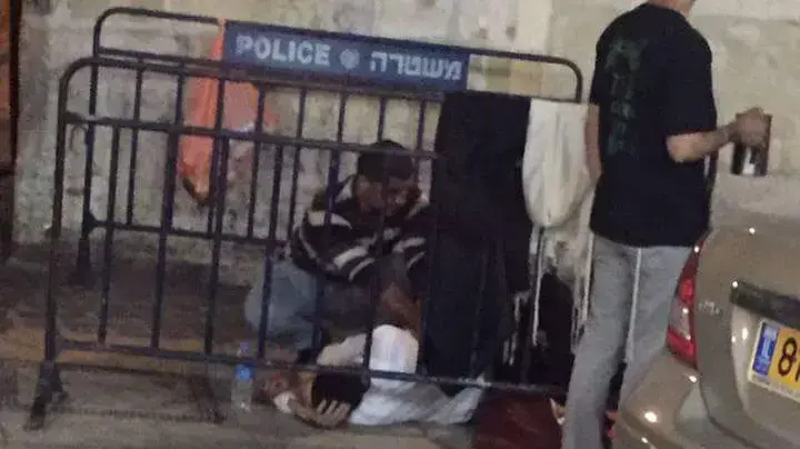 זירת פיגוע דקירה, שער האריות. 2 במאי 2016 זירת פיגוע דקירה, שער האריות. 2 במאי 2016