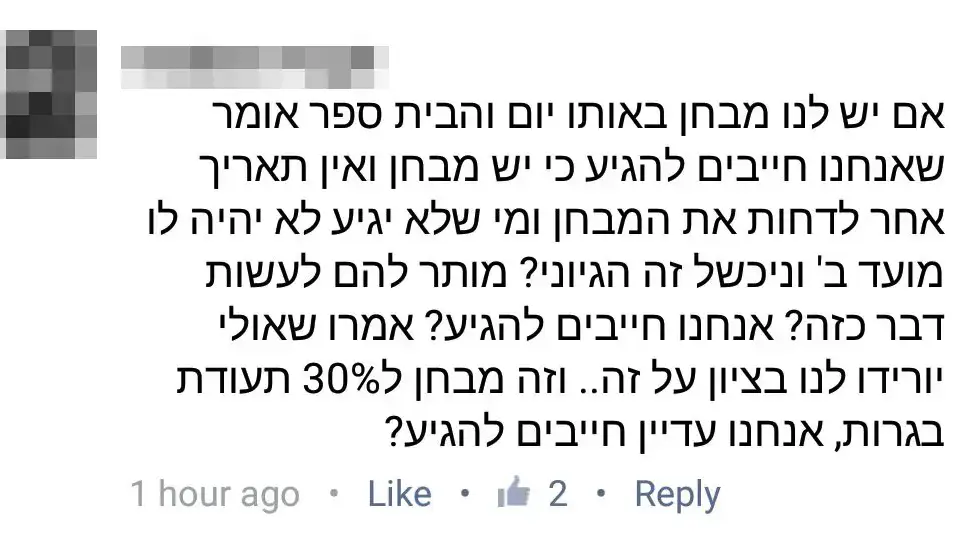 תגובות תלמידים על השביתה תגובות תלמידים על השביתה