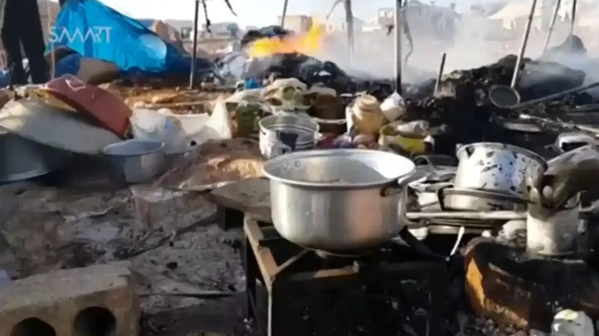 תקיפת מחנה פליטים באזור אידליב, סוריה, 5 במאי 2016