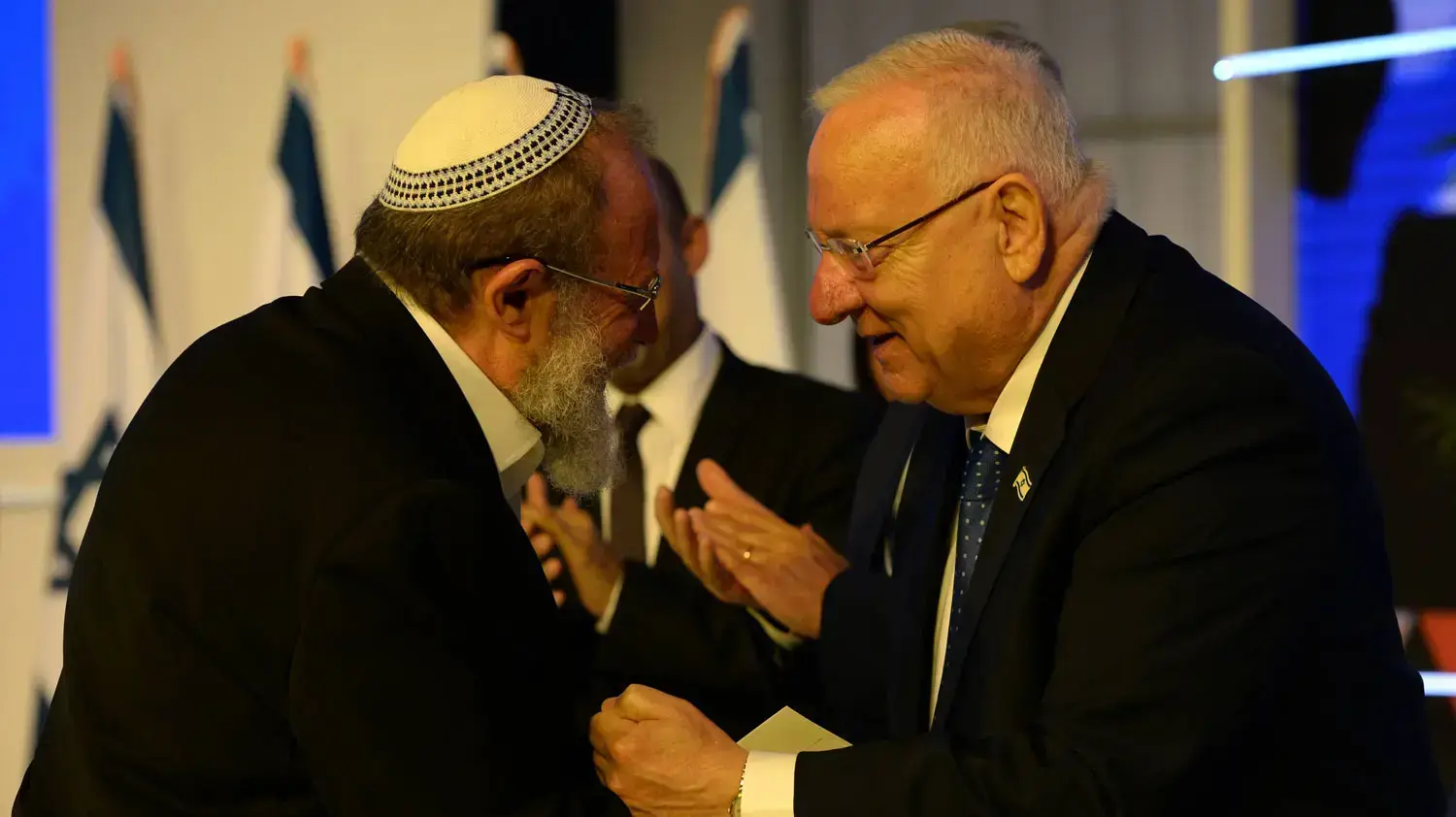 הנשיא ראובן ריבלין בטקס הענקת פרס ישראל, 12 במאי 2016 הנשיא ראובן ריבלין בטקס הענקת פרס ישראל, 12 במאי 2016