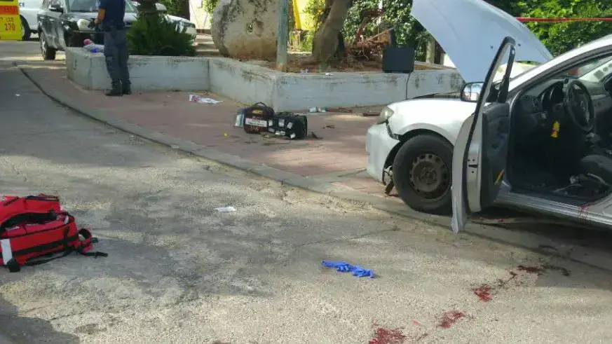 זירת פיצוץ הרכב, אור יהודה זירת פיצוץ הרכב, אור יהודה