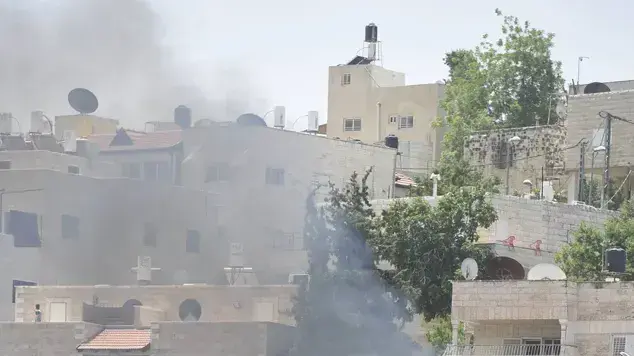 מזג אוויר שריפה קוצים אבו גוש ליד בתים חום שרב צילום מזג אוויר שריפה קוצים אבו גוש ליד בתים חום שרב צילום