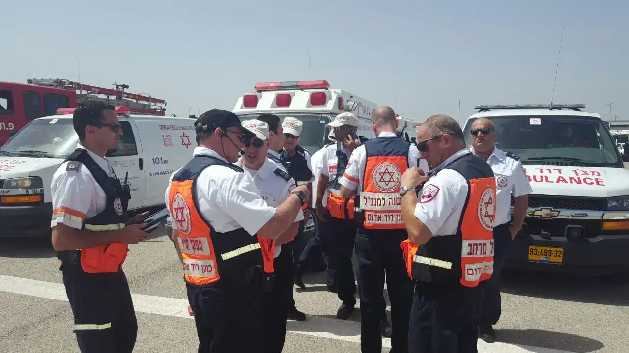 תרגיל חירום של המשטרה בשדה התעופה תרגיל חירום של המשטרה בשדה התעופה