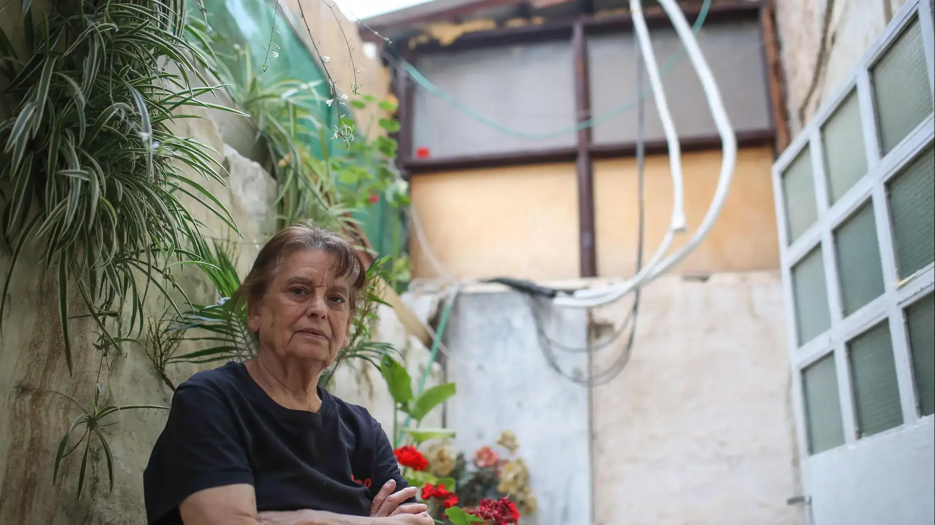 אסתר בן אלול, שכנה למסעדת "המוציא". ירושלים. מאי 2016
