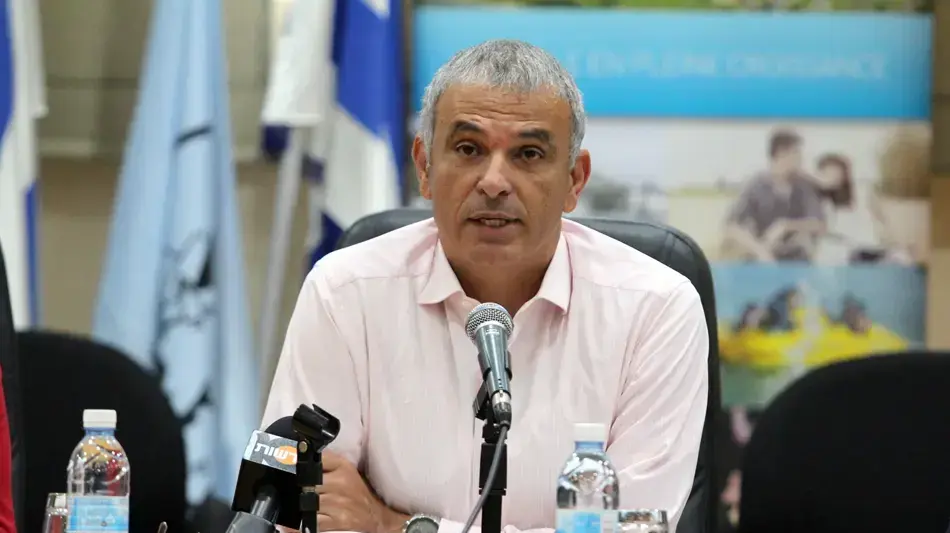 שר האוצר משה כחלון במסיבת עיתונאים במעלות תרשיחא שר האוצר משה כחלון במסיבת עיתונאים במעלות תרשיחא