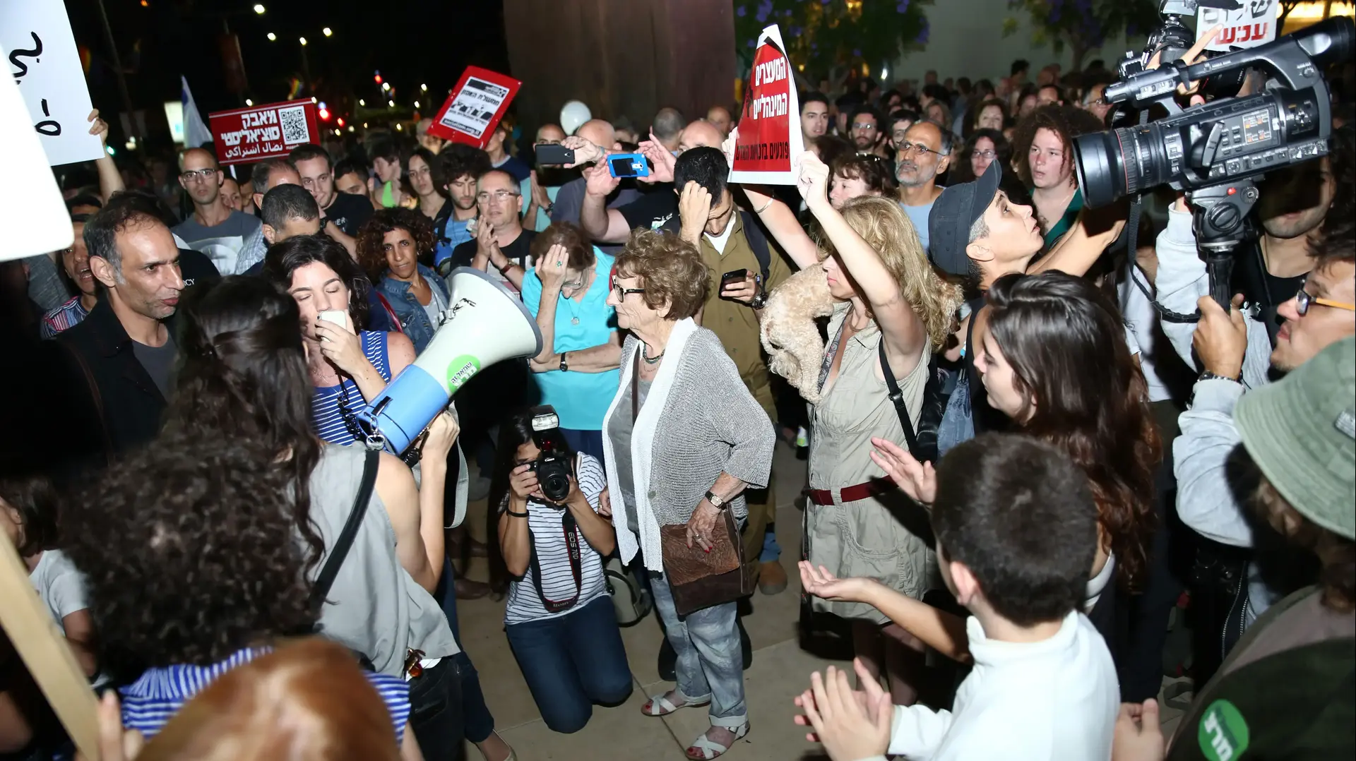 הפגנה נגד כניסת ח"כ ליברמן לממשלה ומינוי לתפקיד שר הביטחון. 21 במאי 2016
