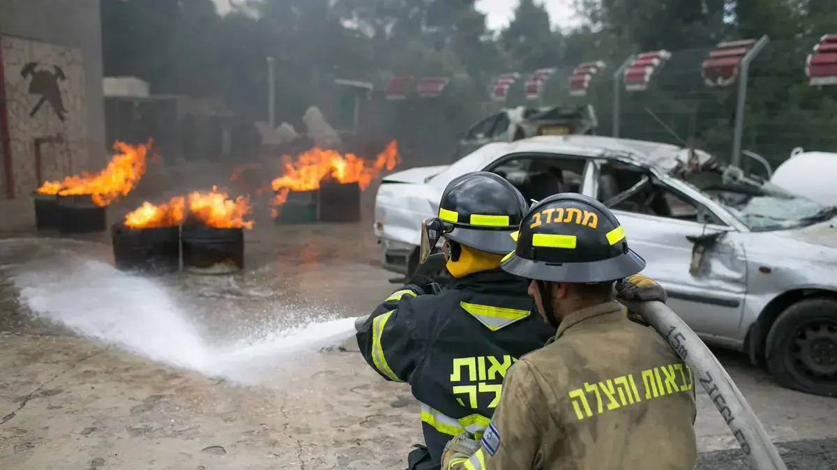 כבאים נפגעי אלימות חרדים כבאים נפגעי אלימות חרדים