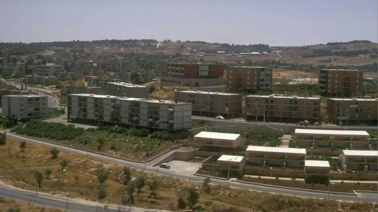 שכונת הקטמונים בראשית ימיה, ירושלים. 1969