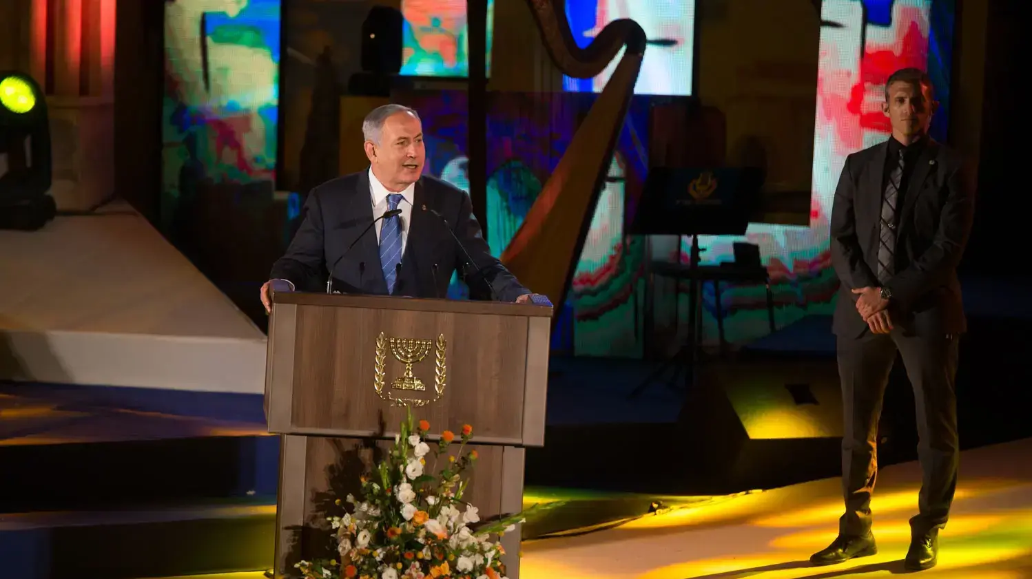 בנימין נתניהו ראש הממשלה בטקס הממלכתי לציון יום ירושלים - גבעת התחמושת בנימין נתניהו ראש הממשלה בטקס הממלכתי לציון יום ירושלים - גבעת התחמושת