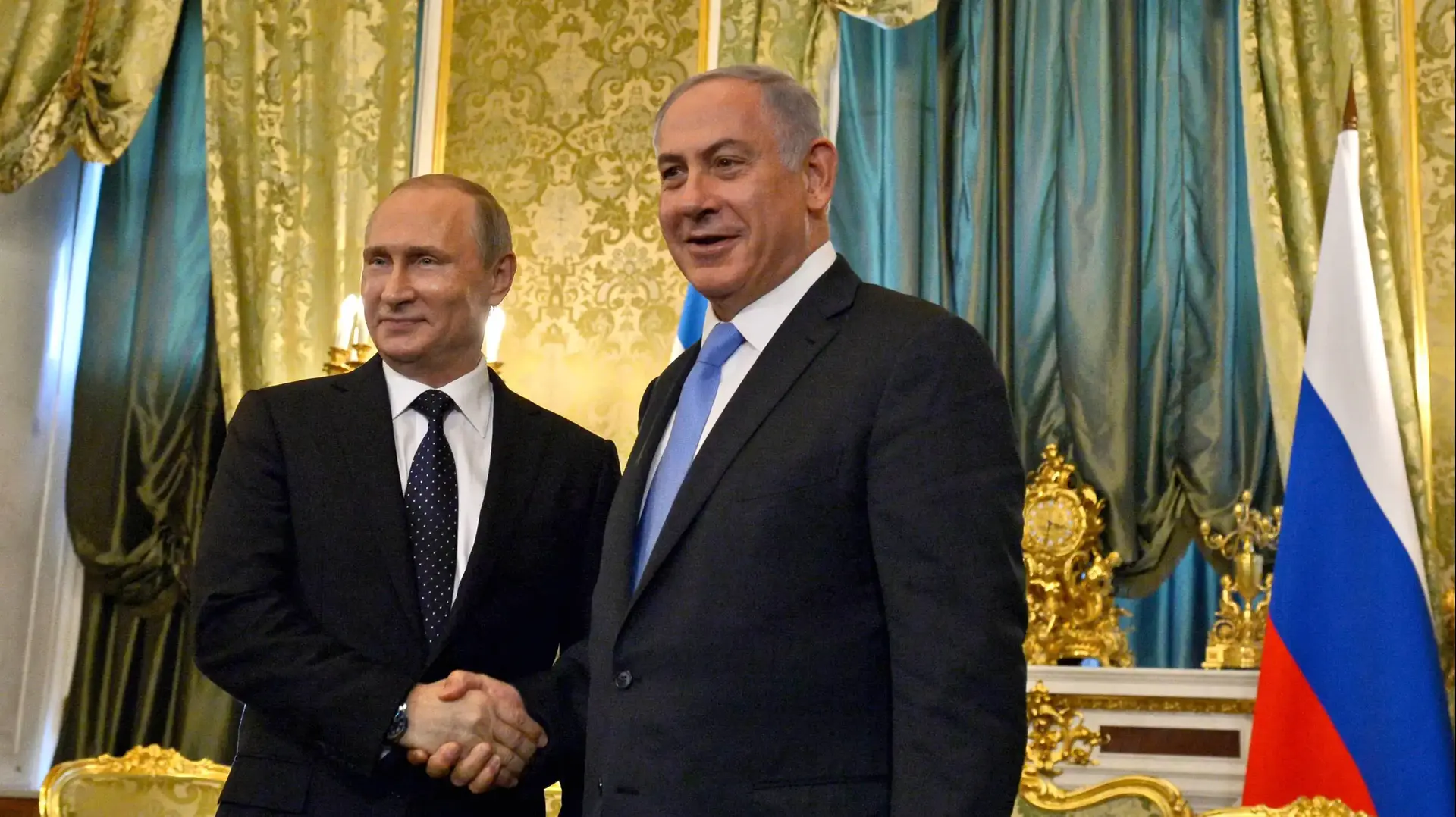 ראש הממשלה בנימין נתניהו ונשיא רוסיה ולדמיר פוטין, מוסקבה רוסיה. 7 ביוני 2016