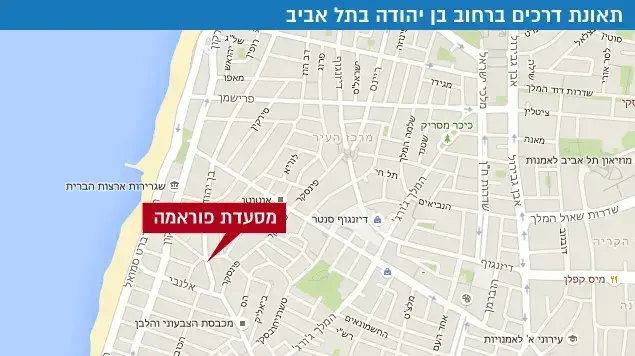 תאונת דרכים ברחוב בן יהודה בתל אביב תאונת דרכים ברחוב בן יהודה בתל אביב