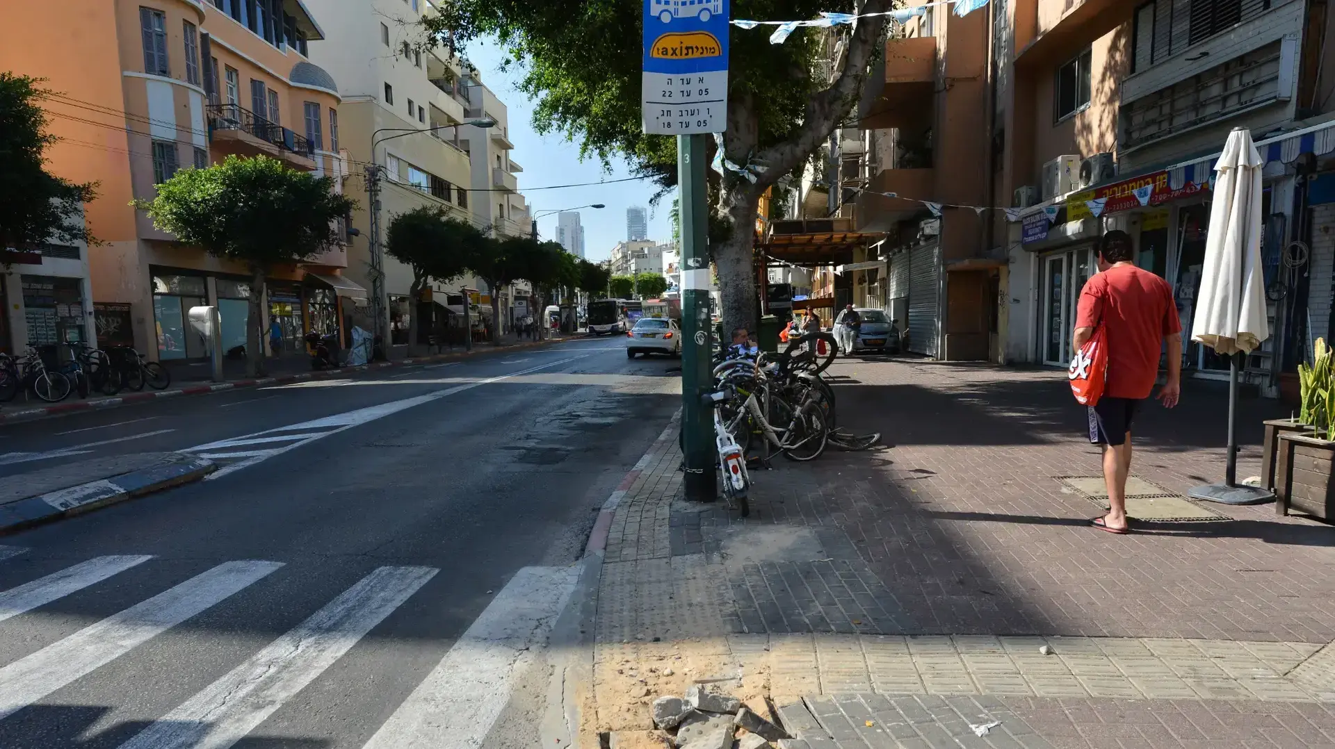 תאונת דרכים במסעדת פוראמה ברחוב בן יהודה, תל אביב. יוני 2016 תאונת דרכים במסעדת פוראמה ברחוב בן יהודה, תל אביב. יוני 2016
