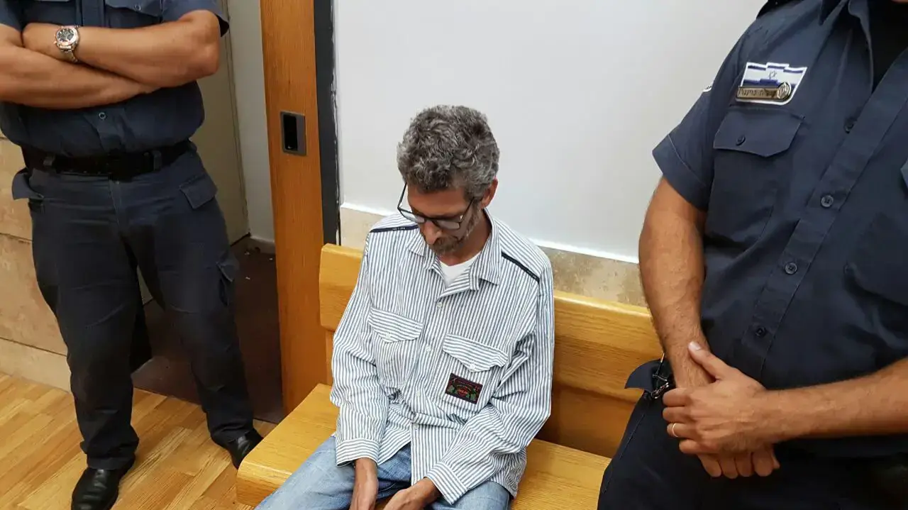 חן אילתי, נאשם ברצח אמו בקיבוץ מחניים, בימ"ש מחוזי נצרת. יוני 2016 חן אילתי, נאשם ברצח אמו בקיבוץ מחניים, בימ"ש מחוזי נצרת. יוני 2016
