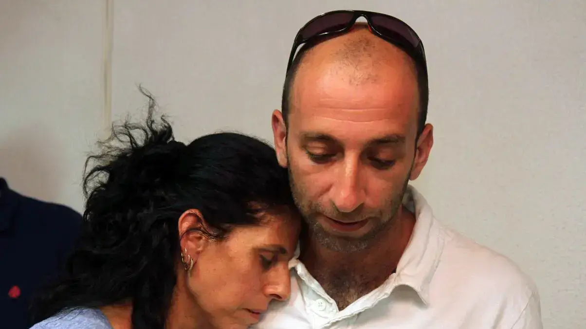 רוני לוין בתה של מרים אילתי ובעלה  מרים אילתי, מקיבוץ מחניים נרצחה על ידי בנה