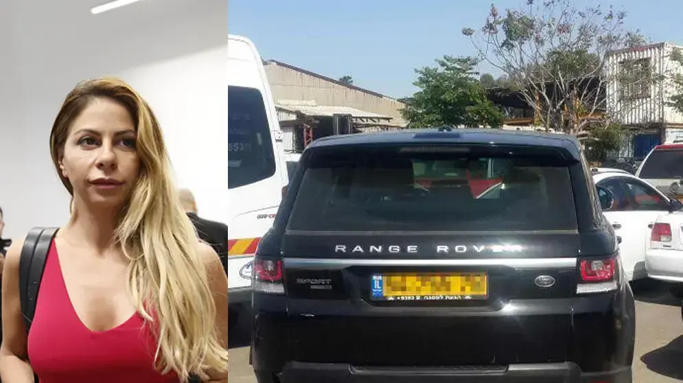ענבל אור וג'יפ הריינג' רובר שלה