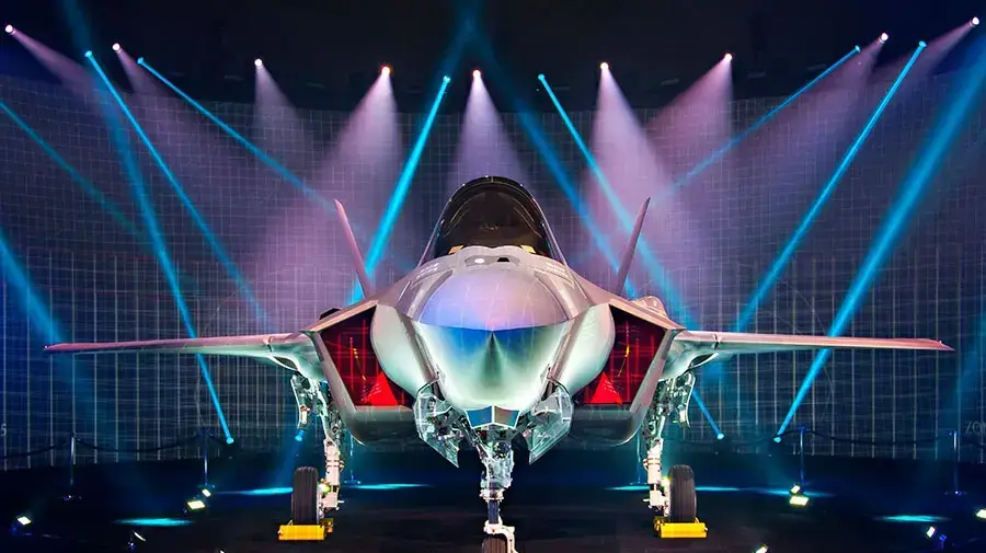 לוקהיד מרטין חשפה את מטוס ה-F-35 לייטנינג הראשון של מדינת ישראל, טקסס, ארצות הברית. יוני 2016
