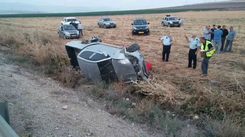 תאונת דרכים שבה נהרג צעיר בן 18 בכניסה ליישוב רמת צבי בעמק יזרעאל. 29 ביוני 2016