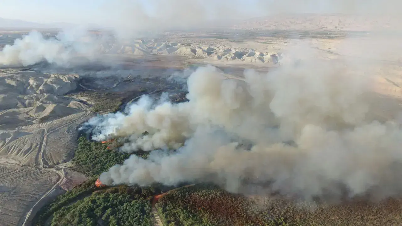 צילומי שריפות ממבט על באזור הירדן, מאי 2015 צילומי שריפות ממבט על באזור הירדן, מאי 2015