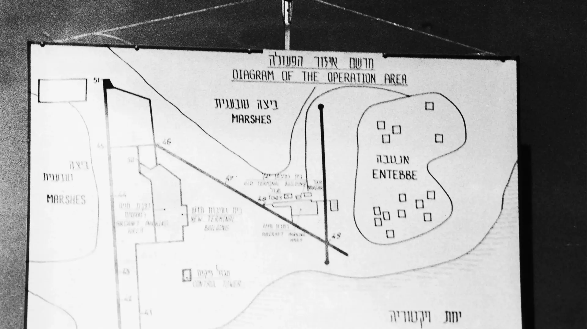 מפת שחרור החטופים במבצע החילוץ שתכנן צה"ל מפת שחרור החטופים במבצע החילוץ שתכנן צה"ל
