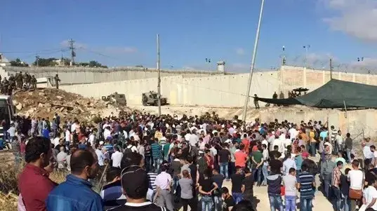 הפרות סדר במעבר קלנדיה 01 יולי 2016 הפרות סדר במעבר קלנדיה 01 יולי 2016