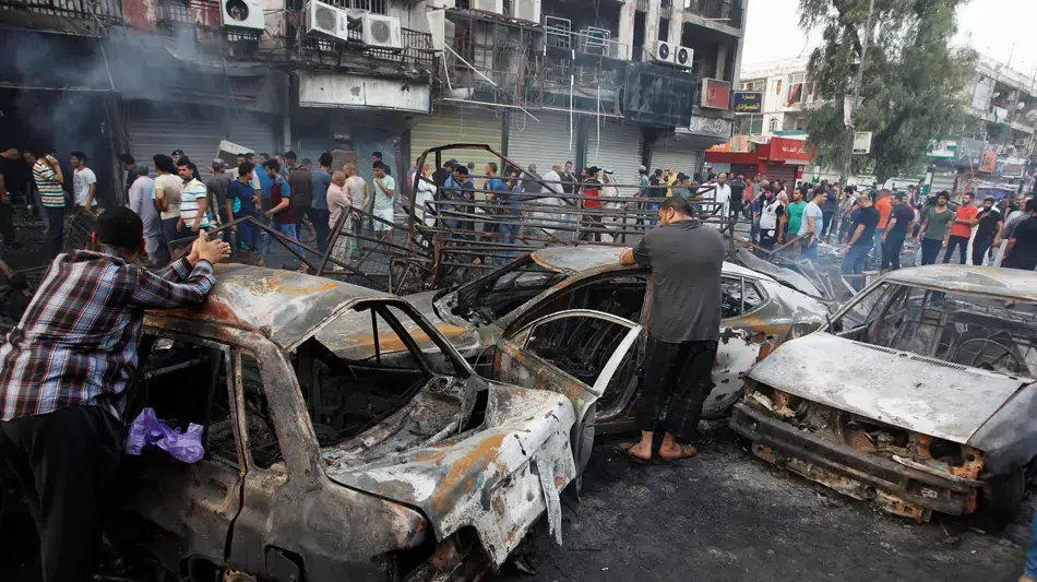 פיצוץ מכונית תופת ברובע אל-כראדה, בגדאד, 3 ביולי 2016 פיצוץ מכונית תופת ברובע אל-כראדה, בגדאד, 3 ביולי 2016