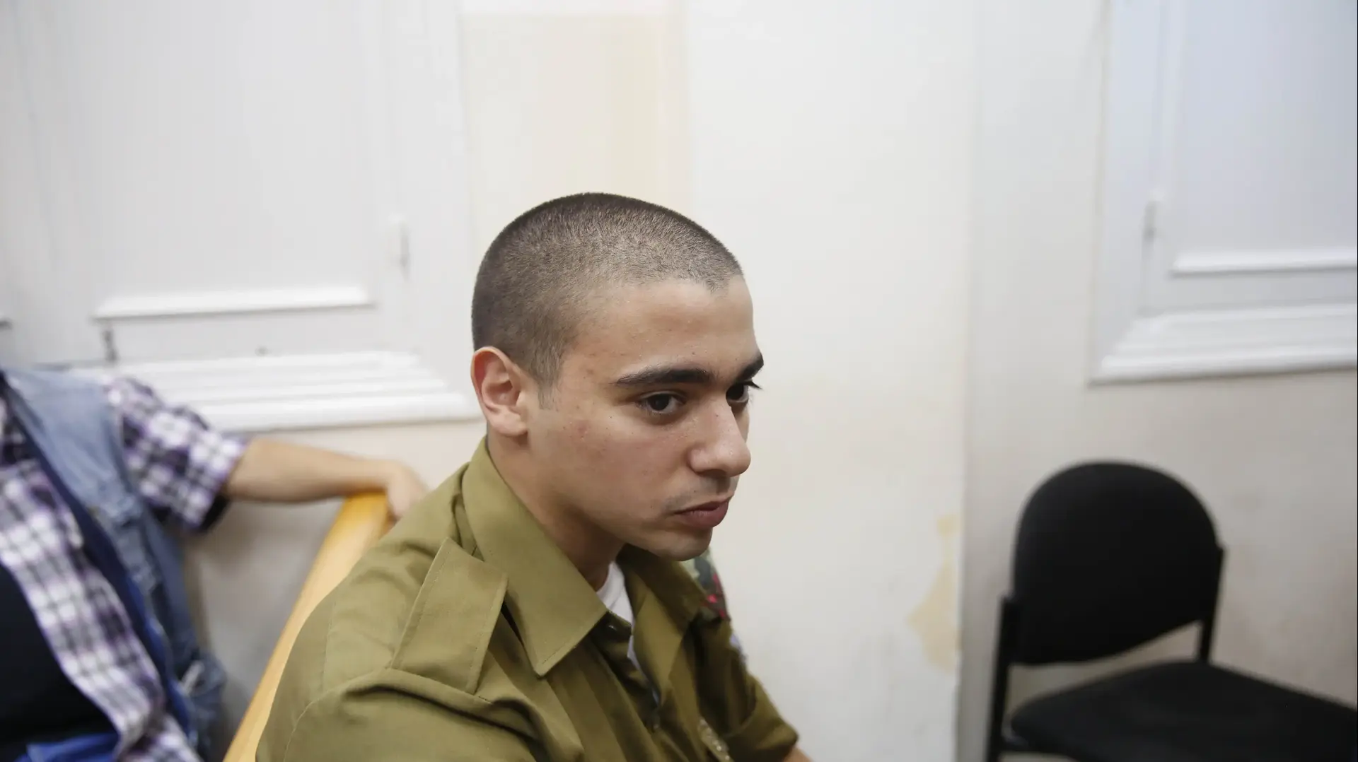 אלאור אזריה חשוד בהריגת מחבל בדיון בעניינו בבית הדין הצבאי ביפו