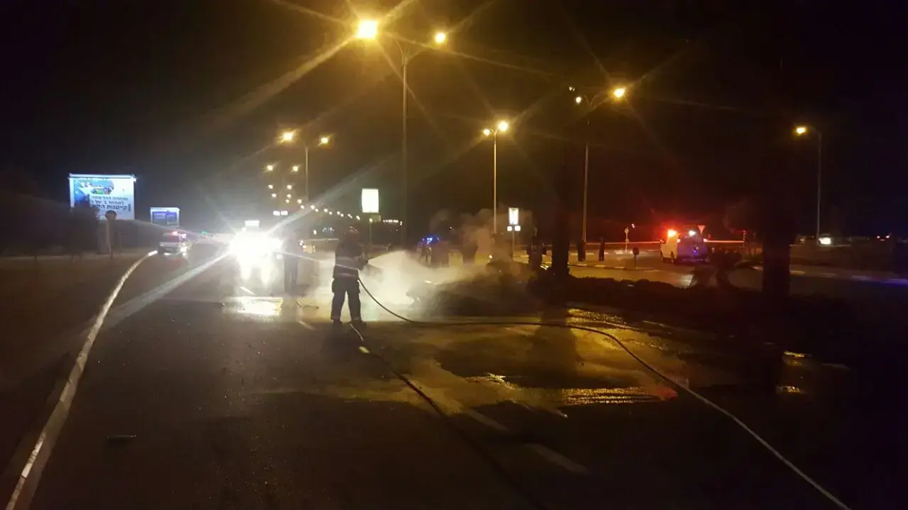תאונת דרכים באשקלון 09 יולי 2016