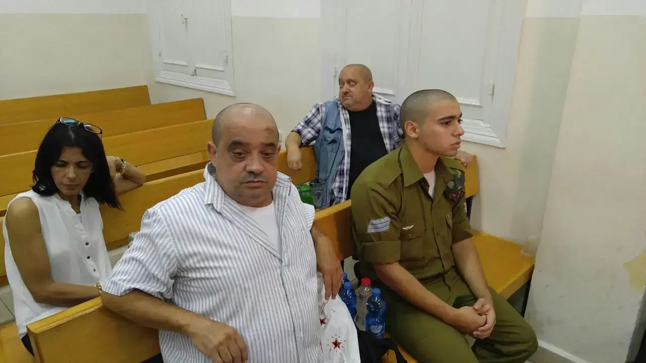 שלב העדויות במשפטו של אלאור אזריה נמשך בבית הדין הצבאי ביפו 11.7.16 שלב העדויות במשפטו של אלאור אזריה נמשך בבית הדין הצבאי ביפו 11.7.16