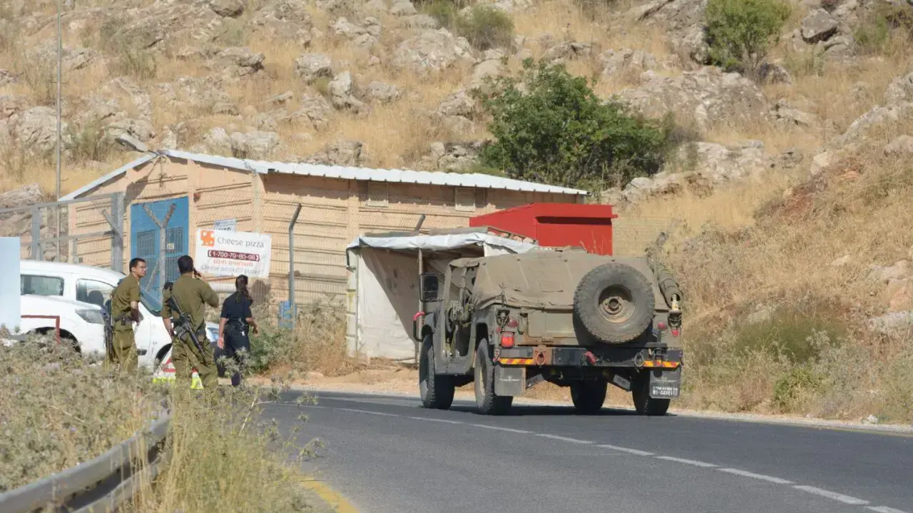 זירת תאונת רכב צבאי בחרמון מג'דל שמס זירת תאונת רכב צבאי בחרמון מג'דל שמס