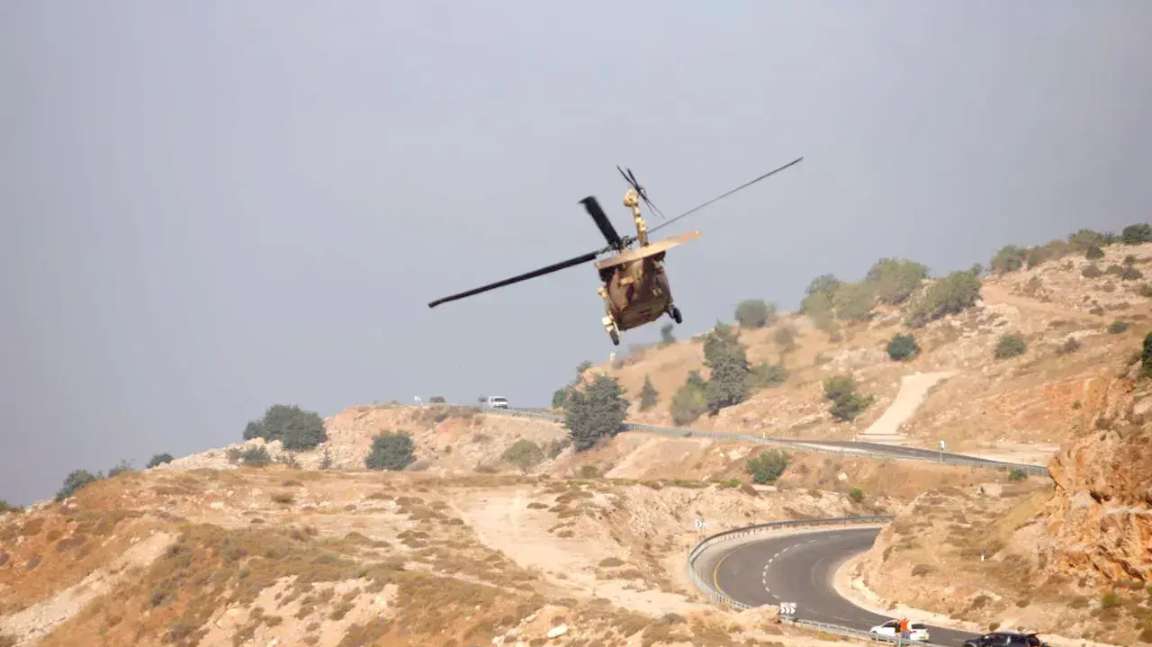 זירת תאונת רכב צבאי בחרמון מג'דל שמס זירת תאונת רכב צבאי בחרמון מג'דל שמס