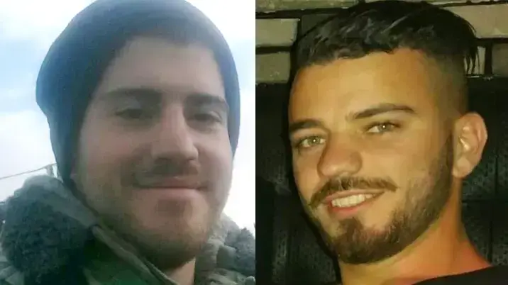 שלמה רינדנאו וחוסאם טאפש, הרוגים בפיצוץ רימון בחרמון. יולי 2016 שלמה רינדנאו וחוסאם טאפש, הרוגים בפיצוץ רימון בחרמון. יולי 2016