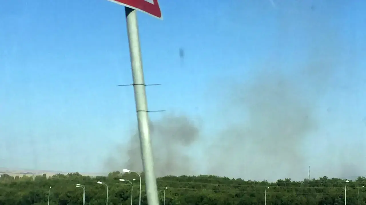 טיל שוגר לעבר ישראל, מרחב רמת הגולן. יולי 2016 טיל שוגר לעבר ישראל, מרחב רמת הגולן. יולי 2016