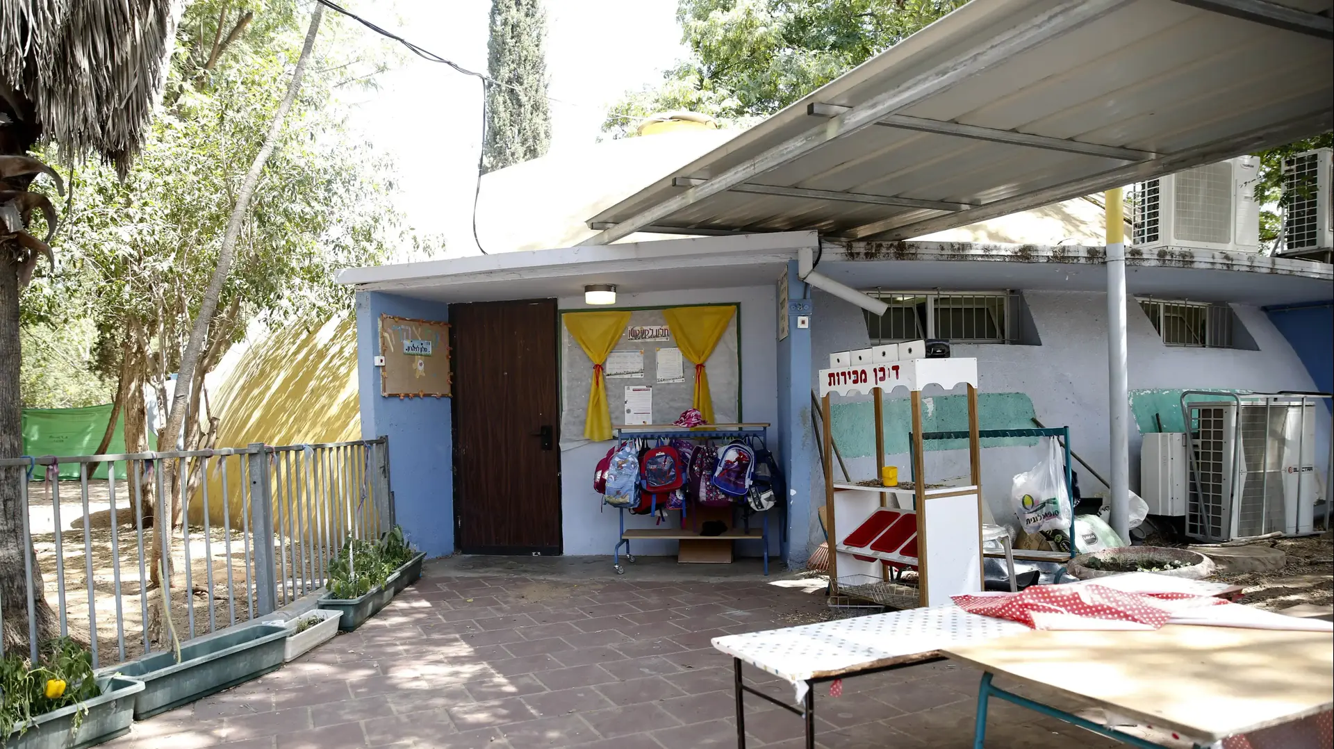 גן ילדים עירוני ברחוב חרוזים ברמת גן. יולי 2016