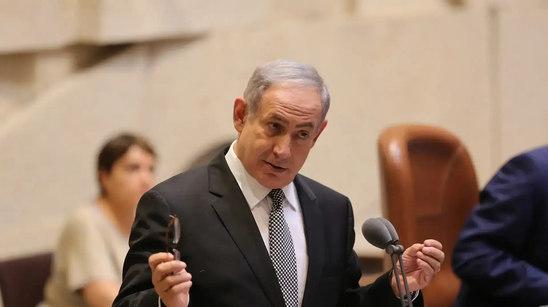 בנימין נתניהו ראש הממשלה במליאת הכנסת בנימין נתניהו ראש הממשלה במליאת הכנסת