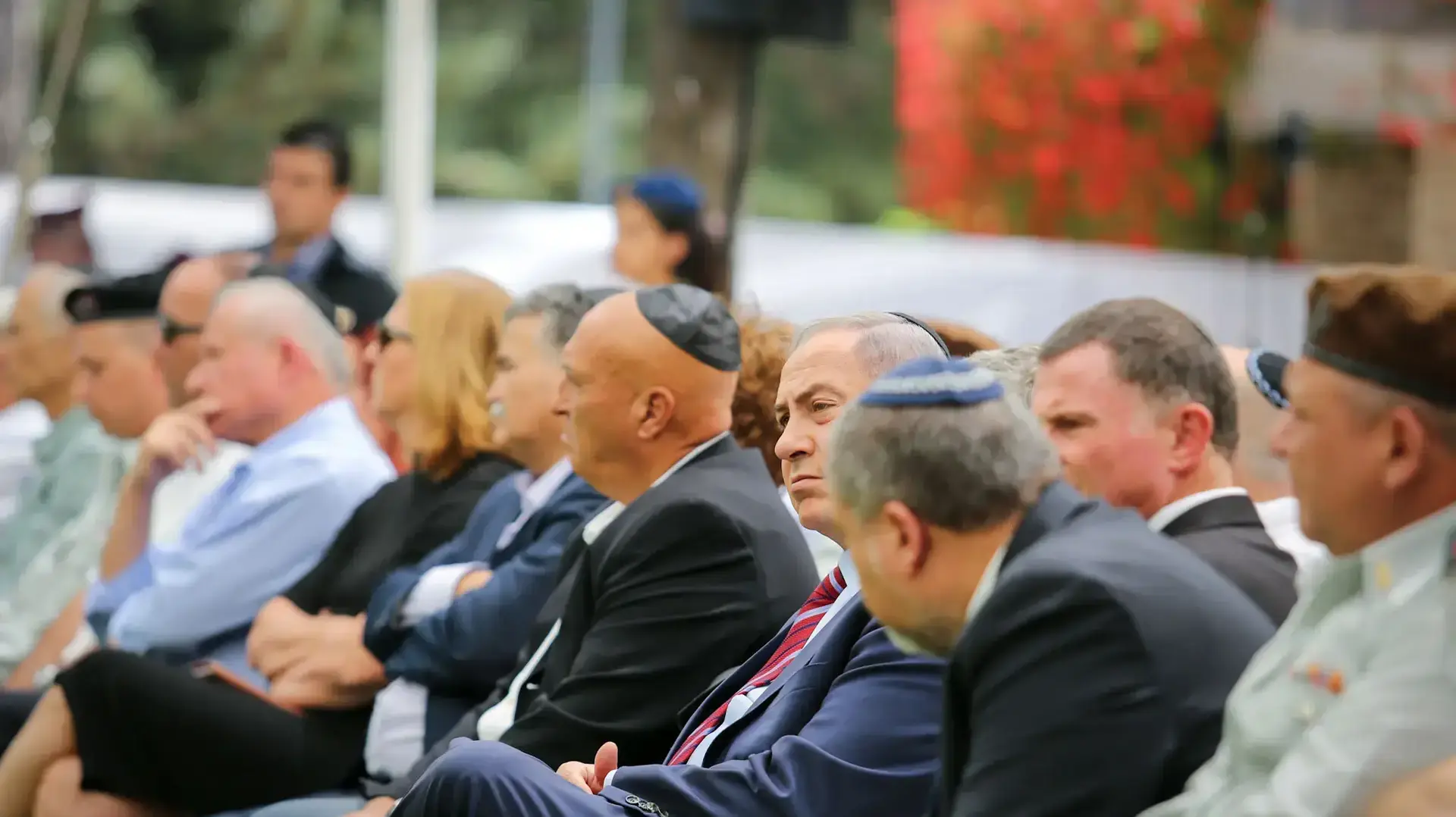 בנימין נתניהו בטקס האזכרה לחללי מלחמת לבנון השנייה -הר הרצל בנימין נתניהו בטקס האזכרה לחללי מלחמת לבנון השנייה -הר הרצל